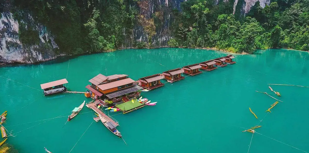 Khao Sok Floating Bungalows, Khao Sok National park, Thailand