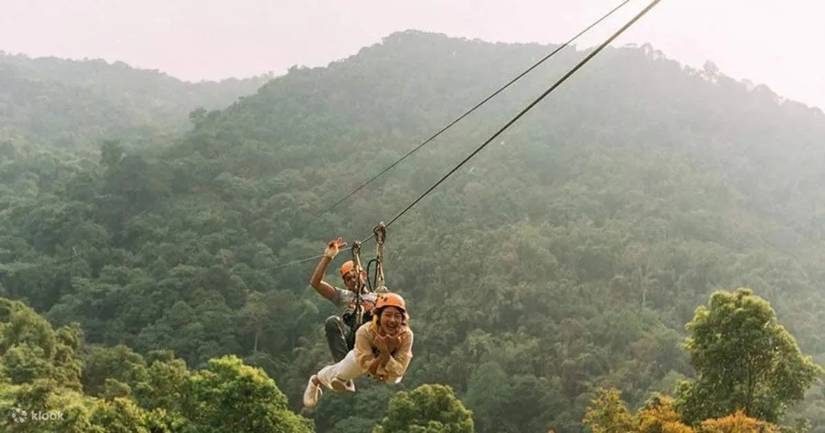 Skyline Adventure Zipline Experience in Chiang Mai, Thailand