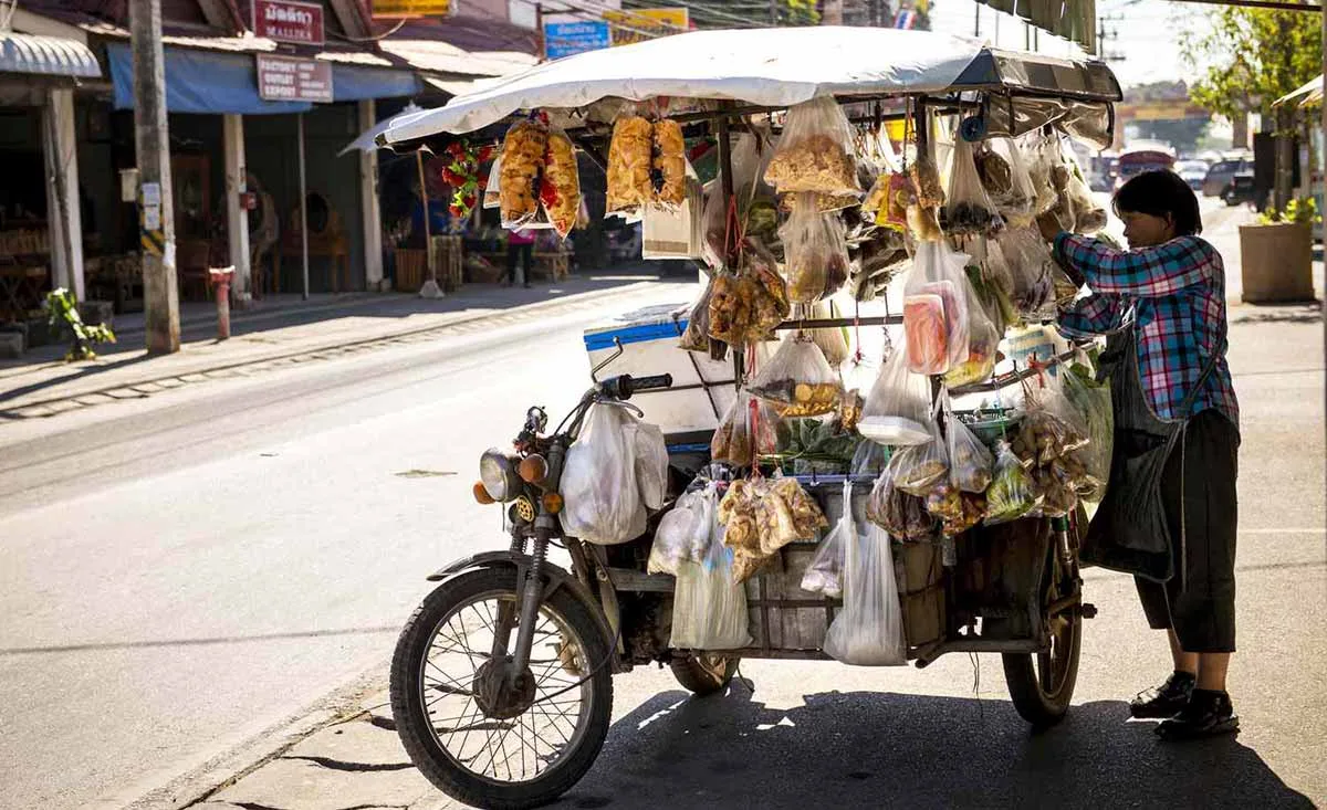 Motorbike shop in Thailand