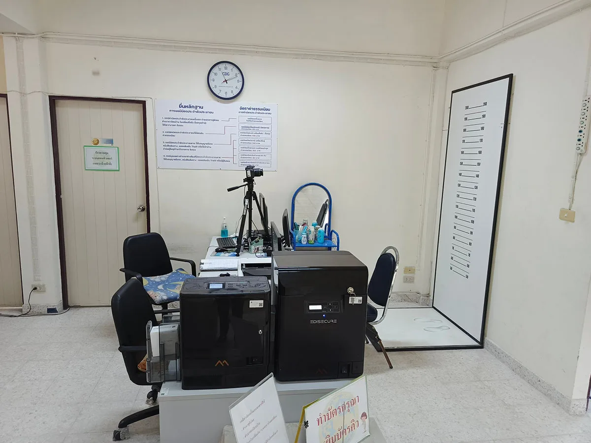 Inside a Thai District office, Thailand